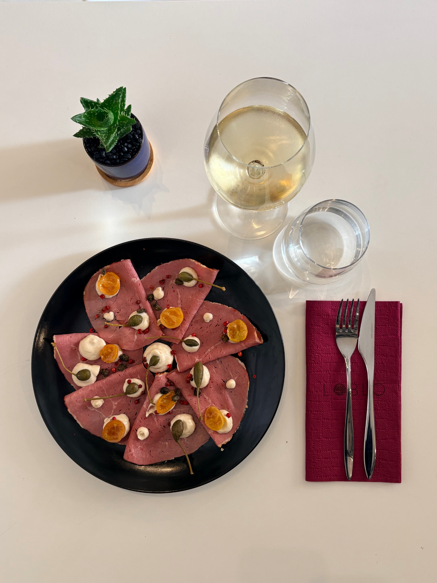 Roast beef con capperi