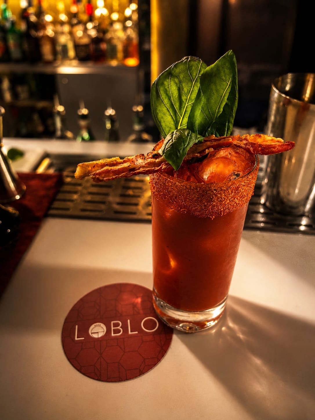 Cocktail signature al bancone